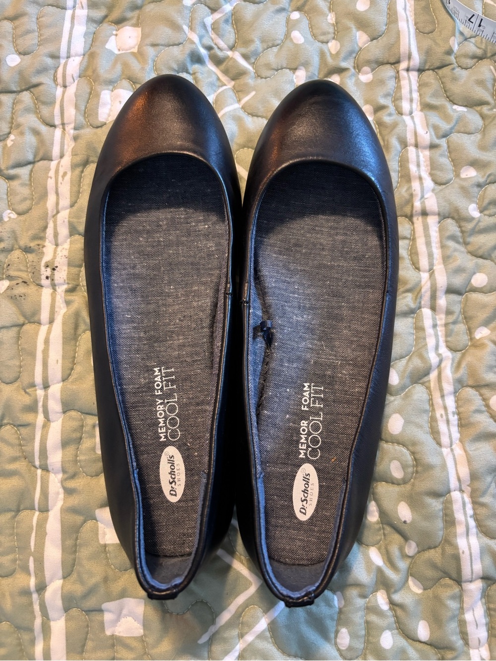 NWOT Dr. Scholl's Black Women's Memory Foam Ballet Flats